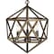 Cwi Lighting Amazon 3 Light Up Pendant With Antique forged copper Finish 9641P17-3-128 - alternate 4